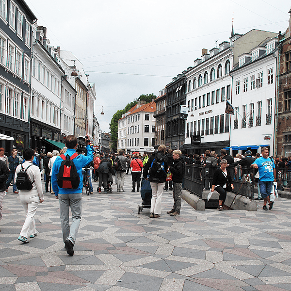 Pedestrians in Copenhagen Center