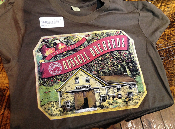 T-Shirt with Barn Photo