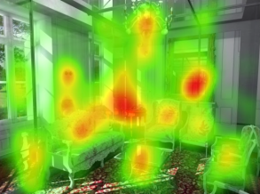 Living Room Without People Heatmap
