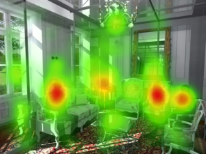 Living Room With Shadows of People